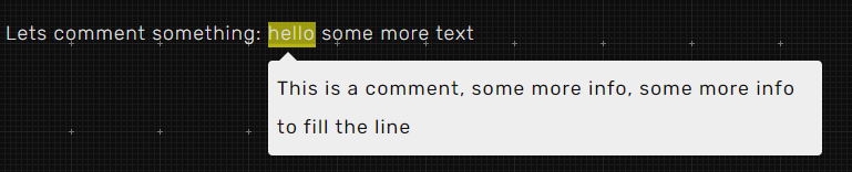 Comment screenshoot Comment screenshoot