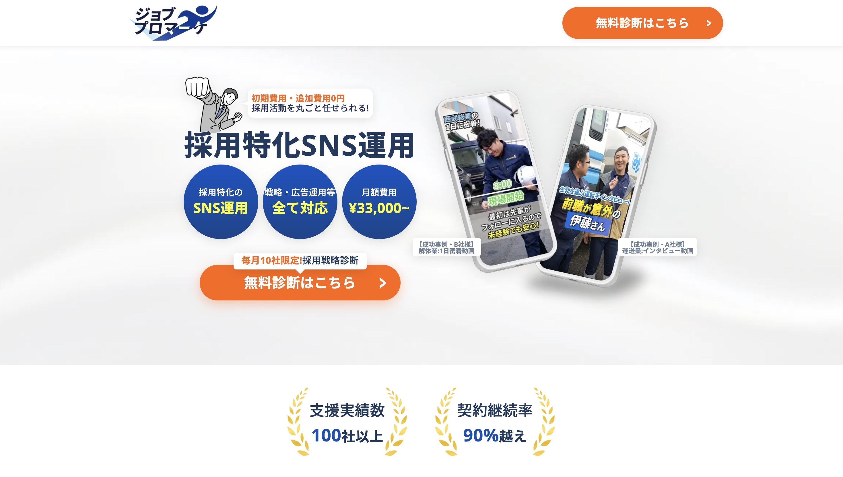 ジョブプロマーケ株式会社｜北海道NO.1「採用特化SNS運用」Indeed・広告・採用サイトまで一気通貫で支援