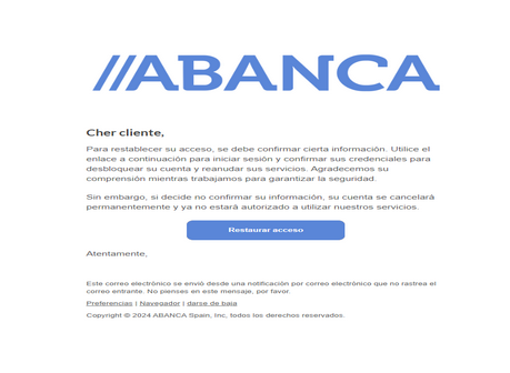 ⭐ Abanca Spain 2025 ⭐ { Fresh INBOX LETTER } ⭐ HighQuality ❤️
