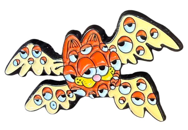 biblically accurate garfield pin