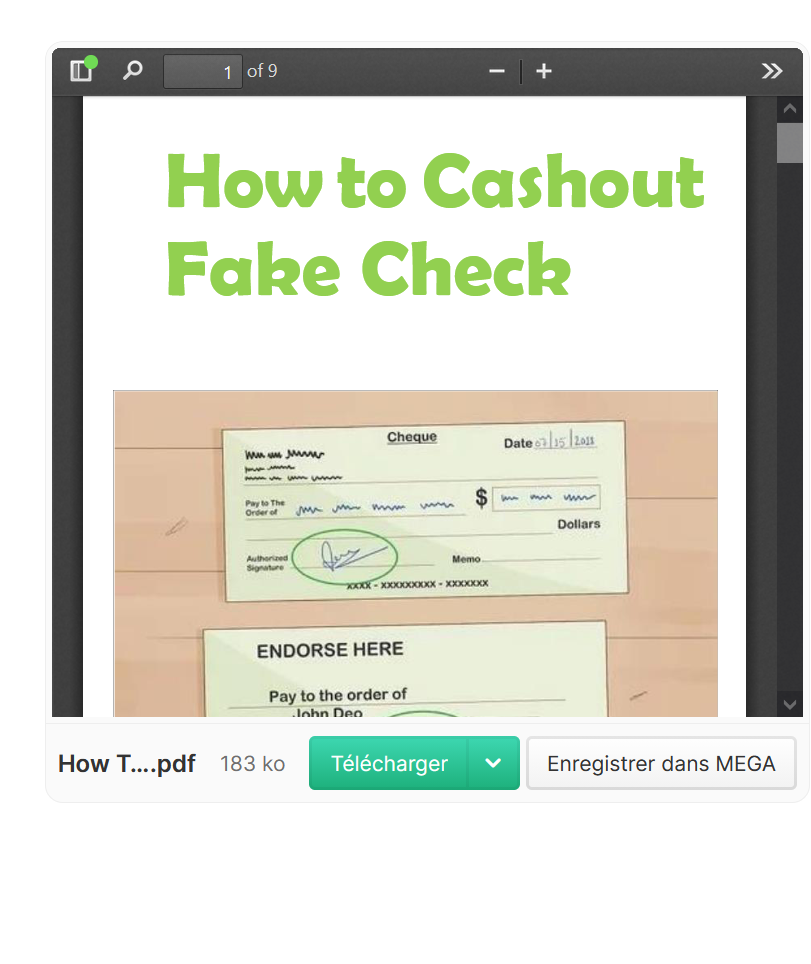 How To Cashout Fake Checks📌Fresh-Method✅-High-Quality-PDF-✅Latest-