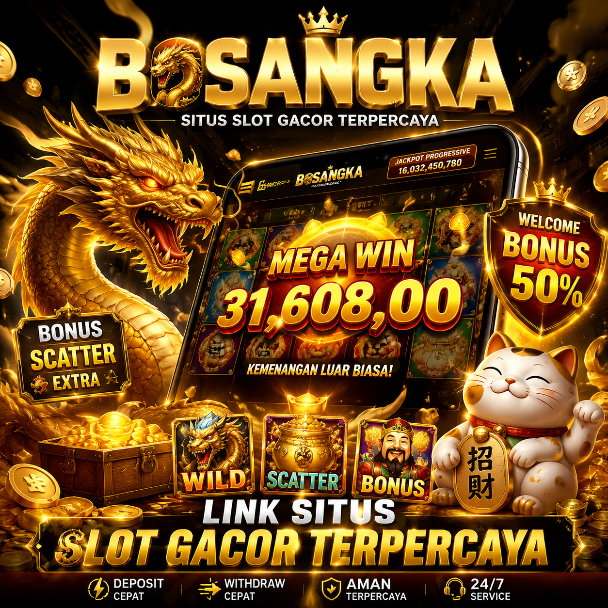 BOSANGKA # Ikon Situs Slot Online Masa Kini dengan Akses Stabil dan Fitur Eksklusif