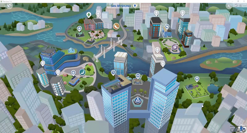 Adding Sims Household to a home.