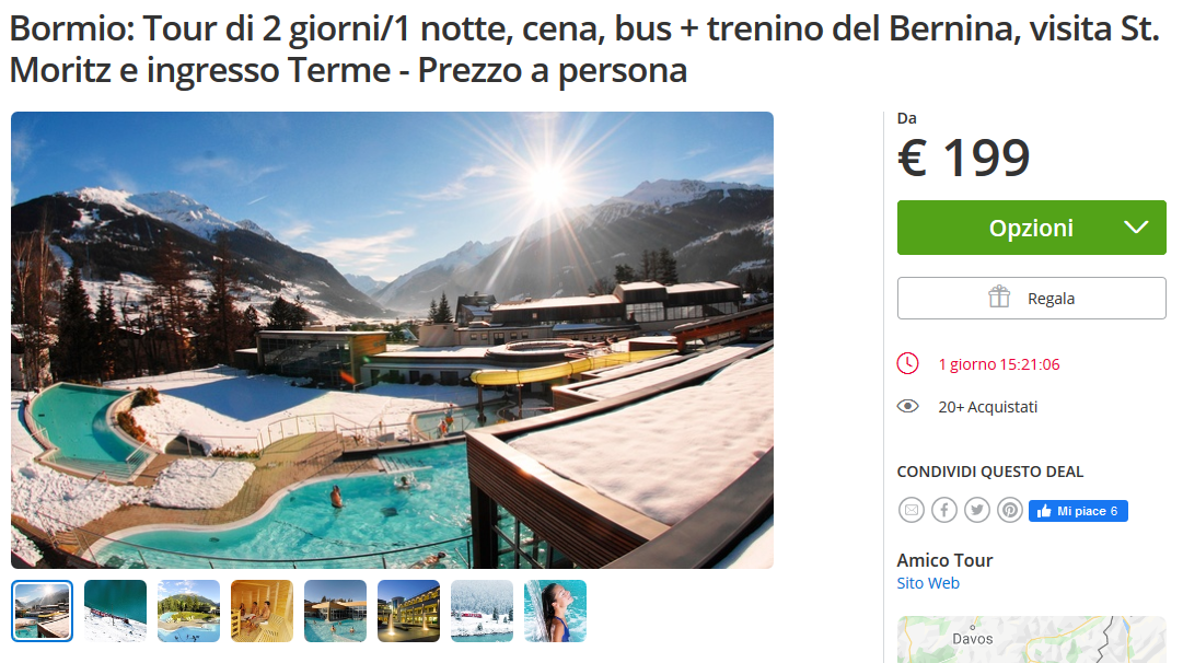 Clicca qui per scoprire l'offerta Groupon Bernina Bormo