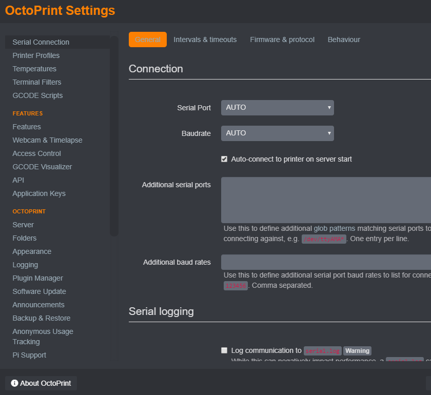 Plugin manager octoprint