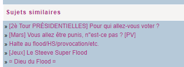 [Flood] Rp, voter, flooder, allez !  - Page 3 1e1c6b2496b70aeb917240904c9e8f98