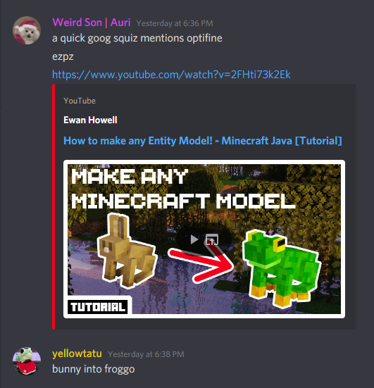 ribbit Minecraft Mob Skin