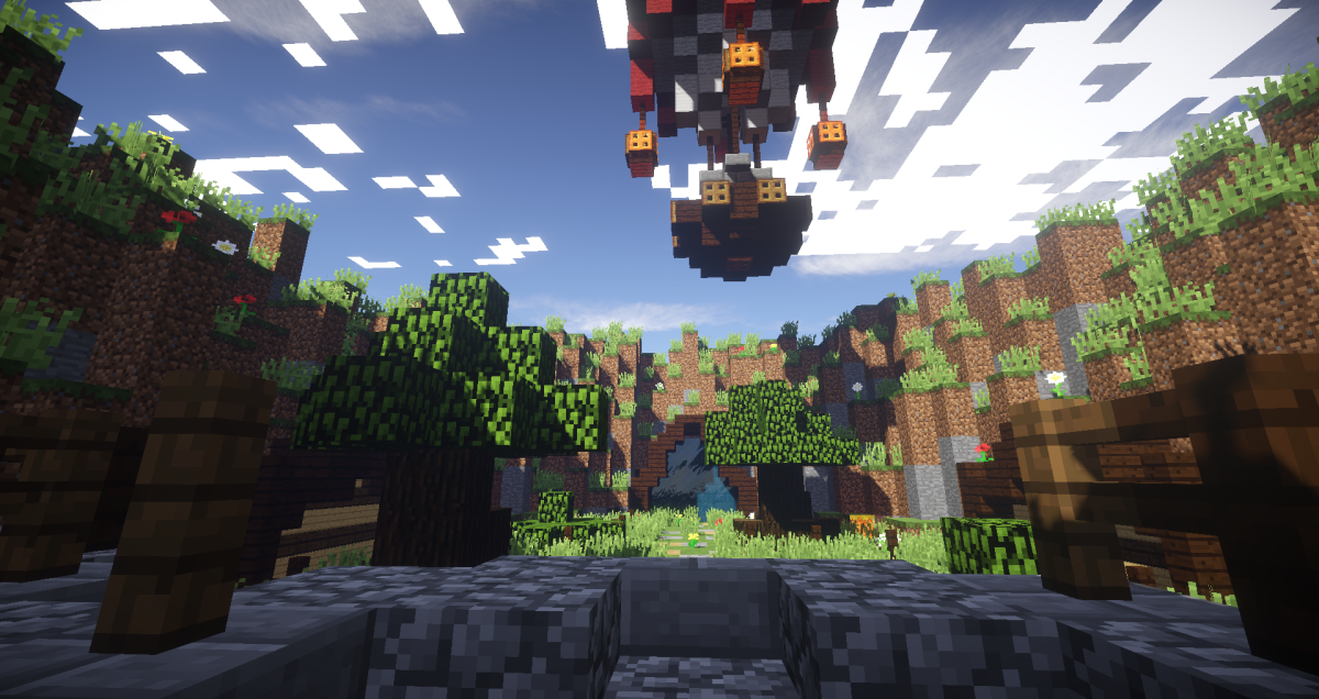 Completed - Small Lobby  1 portal  Hot air balloon 