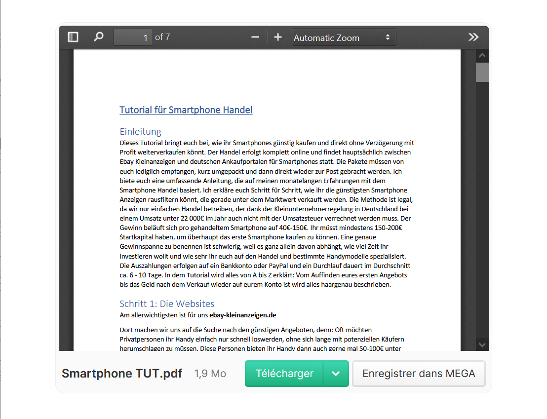 Smartphone TUT GERMAN 📌Fresh-Method☑️-High-Quality-PDF-☑️Latest-