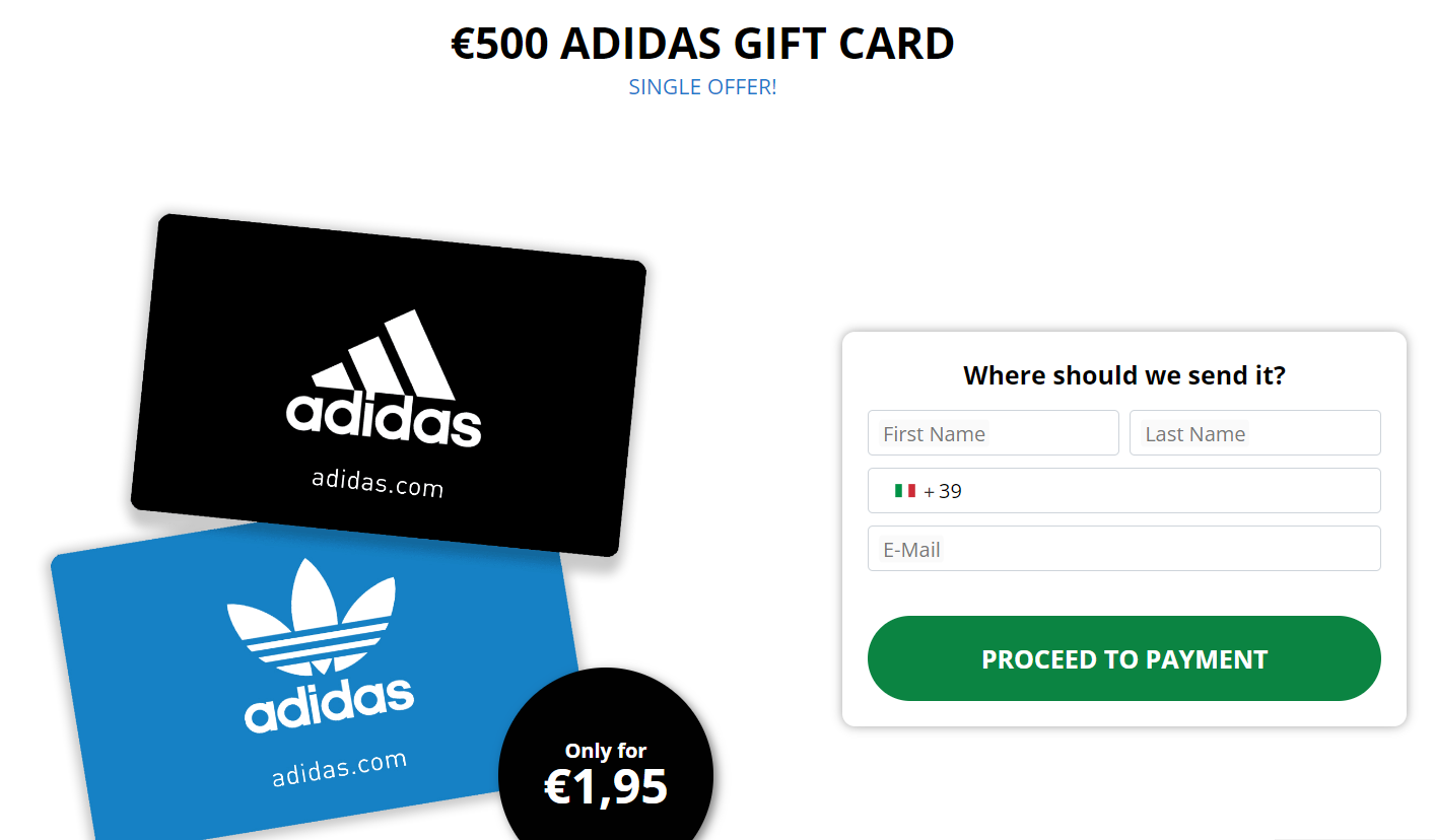 [CC Submit] IT | Adidas Giftcard