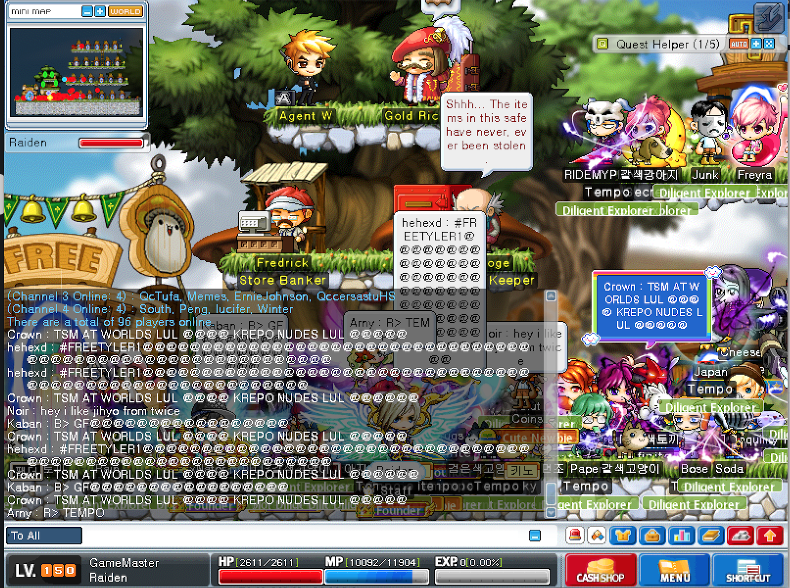 populated maplestory private servers