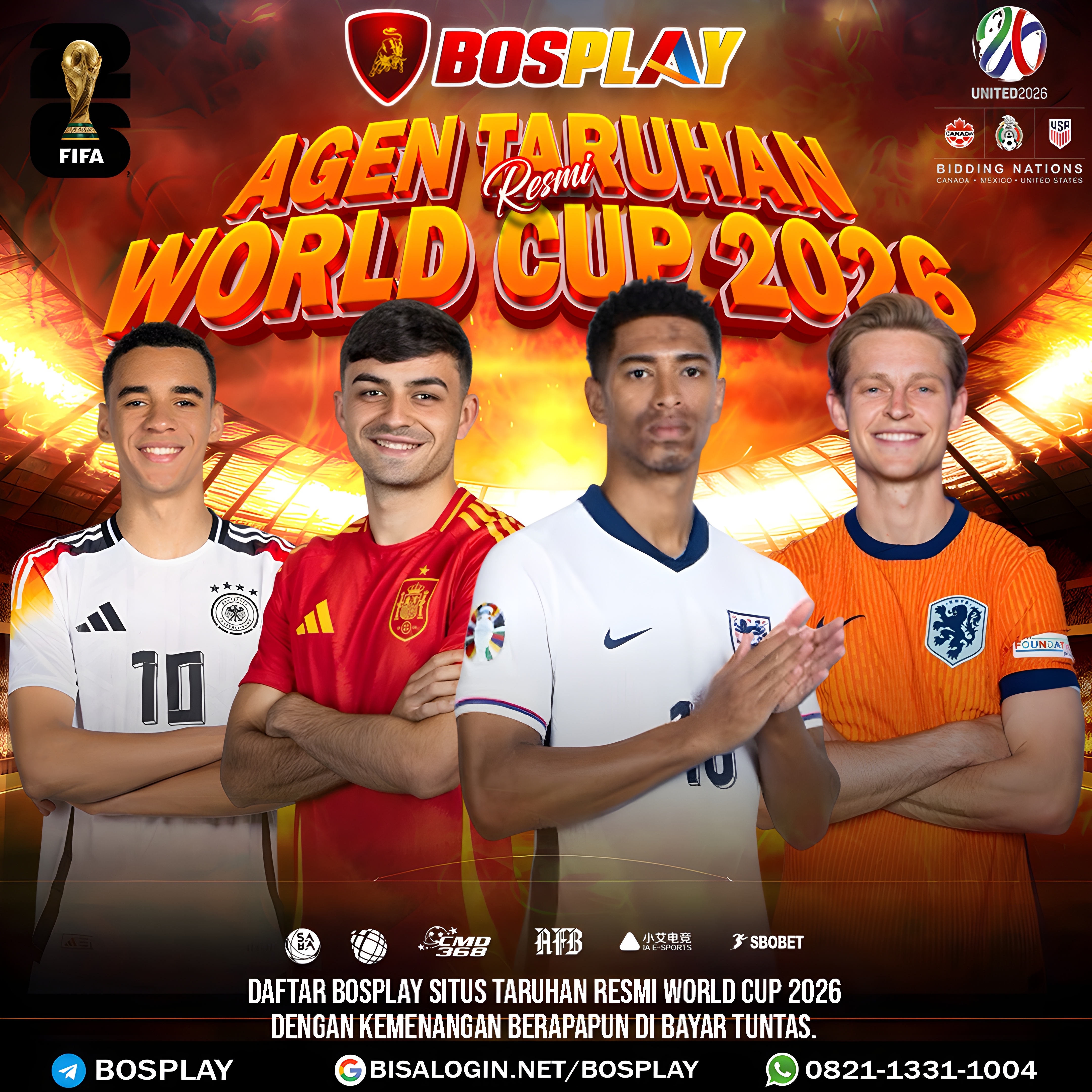 BOSPLAY - AGEN TARUHAN RESMI FIFA WORLD CUP 2026