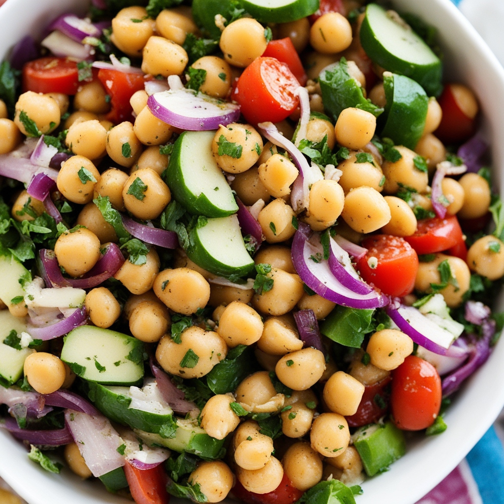 Mediterranean Chickpea Salad