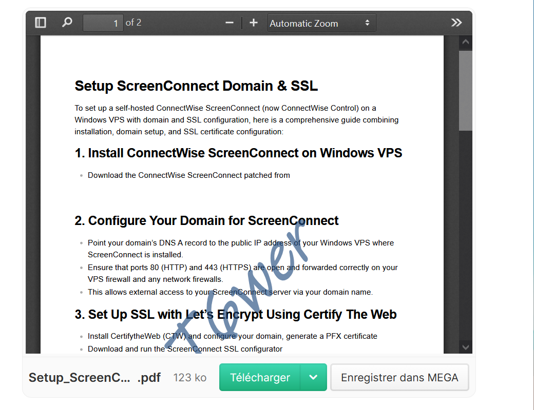 Setup_ScreenConnect_Domain _&amp;_SSL[✔️ 📌Fresh-Method☑️-High-Quality-PDF-☑️Latest-