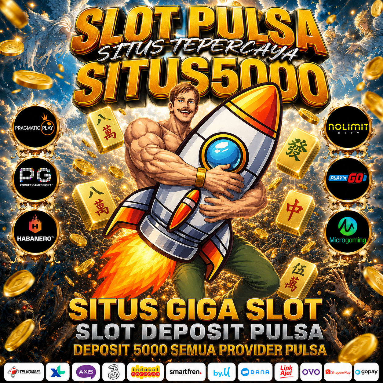 SITUS5000 - Daftar Link Giga Slot Platform Ternama Slot Pulsa Paling Gampang Menang