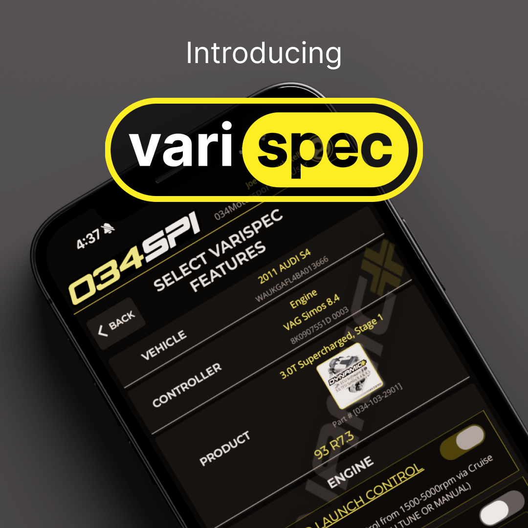 VariSpec: The Most Customizable User-Configurable Feature Suite for B8/B8.5 & C7 EA837 3.0T
