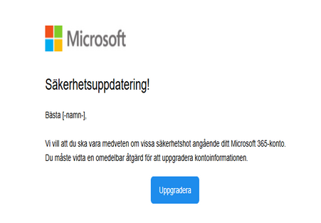 Microsoft upgrade -Swedish v2 - Letter Inbox To All
