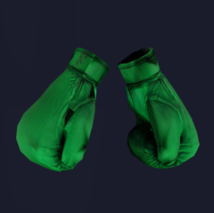 Green Boxing Gloves