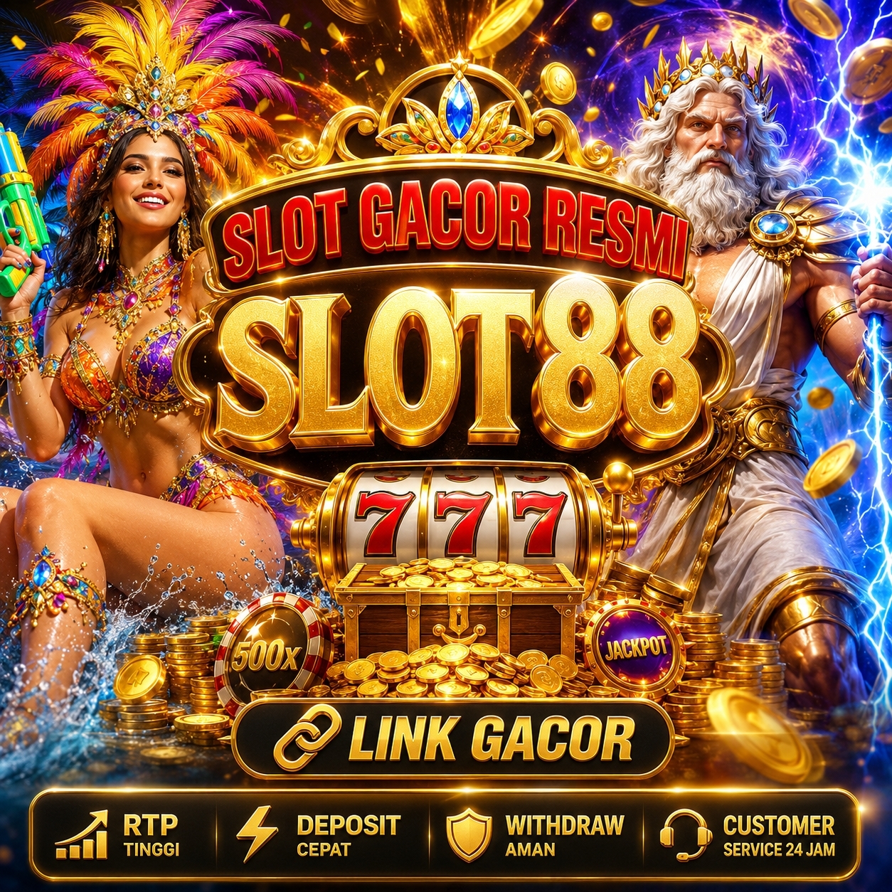 LINK GACOR: Situs Resmi Slot88 Slot 777 Gampang Maxwin Edisi Slot Gacor Hari Ini