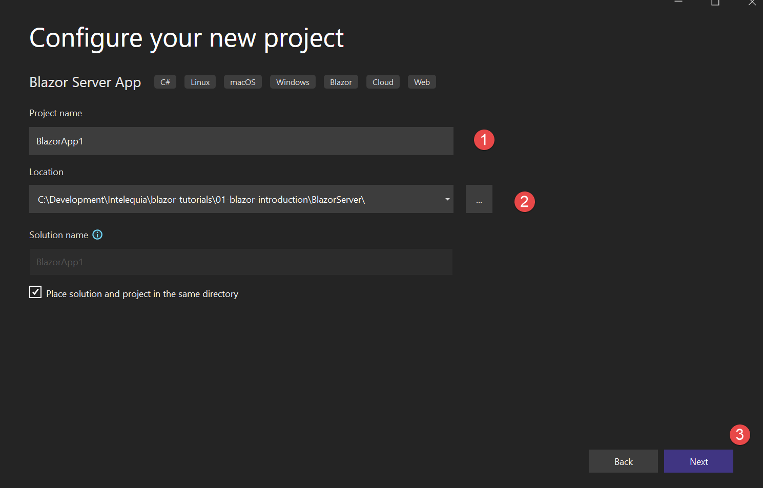 configure-your-new-project-visual-studio