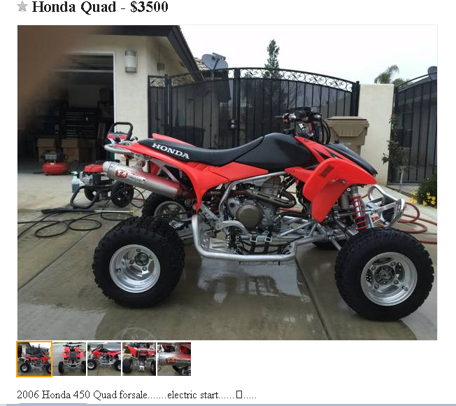 Is this a good deal? Picture/craigslist ad | Honda ATV Forum