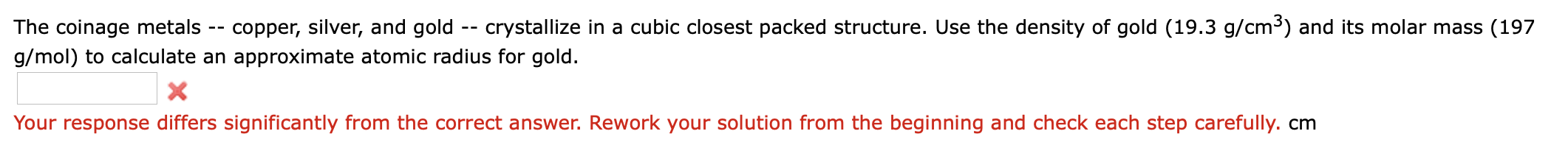 Solved The coinage metals -- copper, silver, and gold -- | Chegg.com