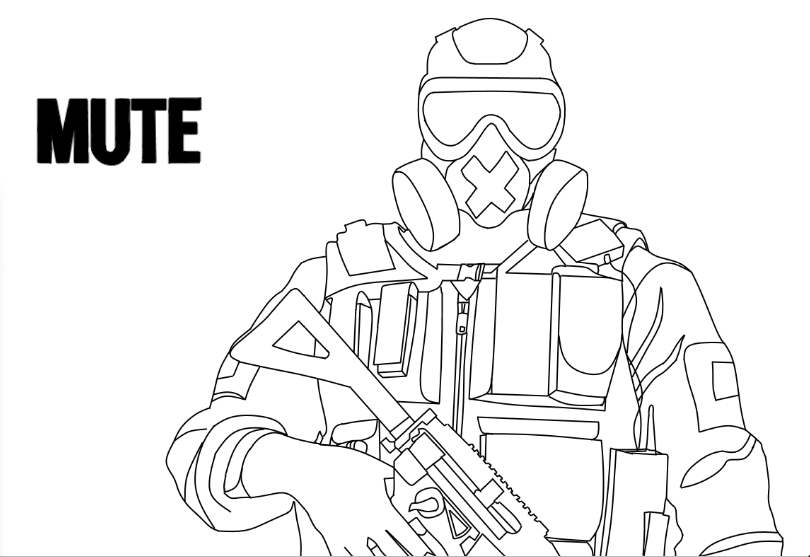 Mute Fanart : r/Rainbow6