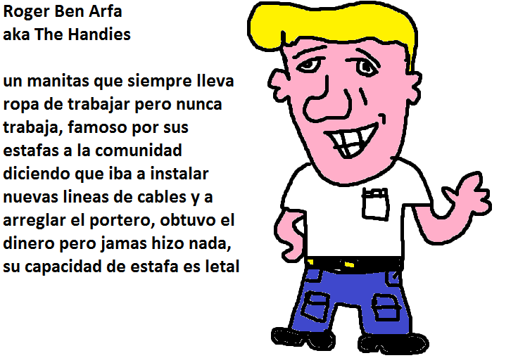 dibujo VECINOS DEGENERADOS con PAINT y os los PRESENTO