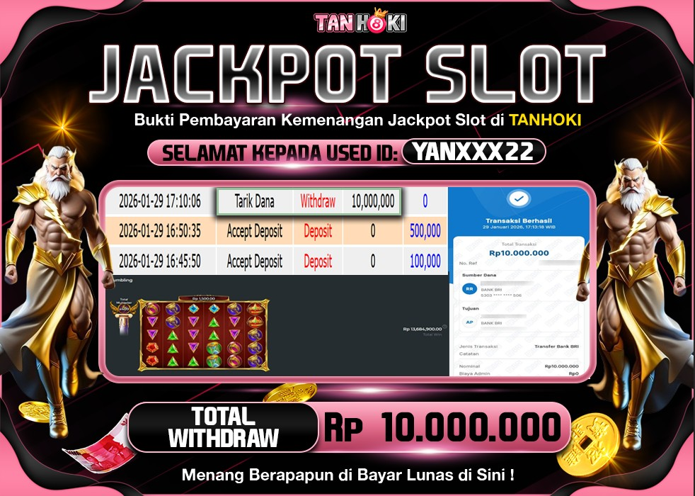 TANHOKI JACKPOT SLOT GATES OF OLYMPUS SUPER SCATTER Rp.10.000.000,- LUNAS