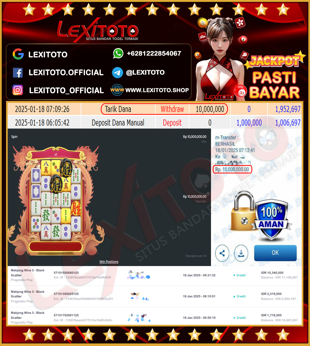 lexitoto-jackpot-slot-pragmatic-play-mahjong-ways-3-rp10000000--lunas