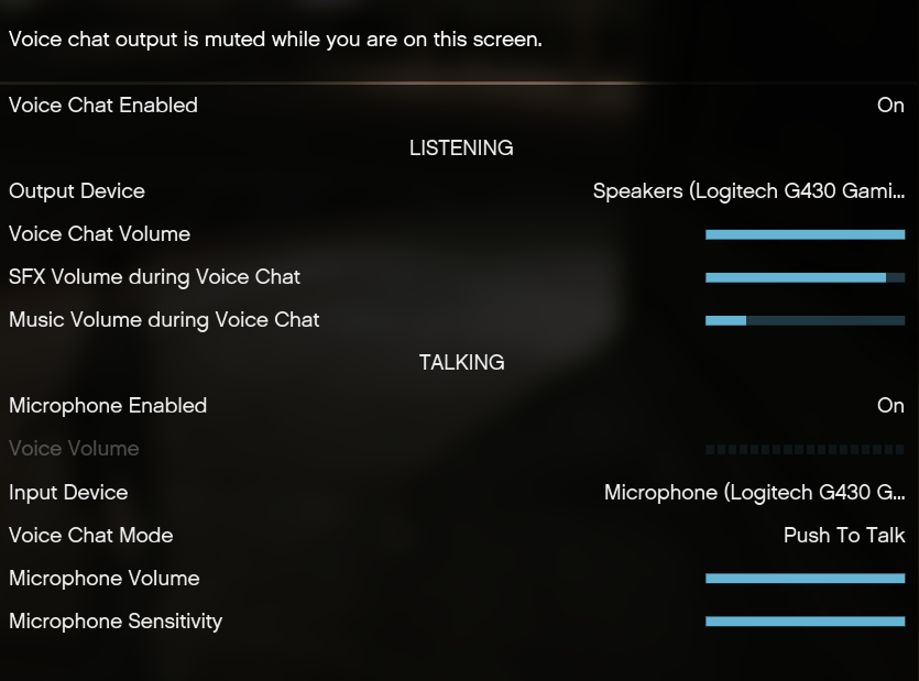 After lowering resolution lost connection to voice chat service