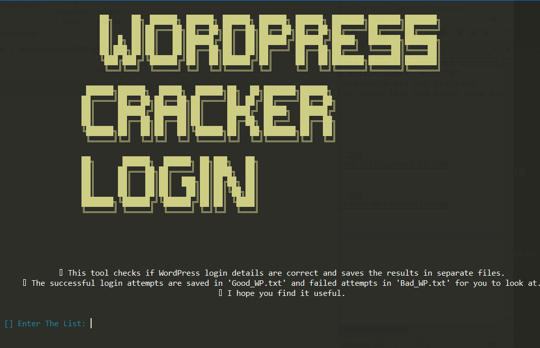 Wordpress CHECKER LOGIN 2026