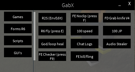 Release Gabx V1 3 Updated Added Forms - roblox fe kill script 2018