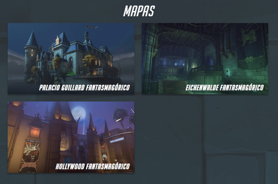 Los 3 mapas jugables del evento de Halloween 2018 Los 3 mapas jugables del evento de Halloween 2018