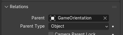 Parent to GameOrientation
