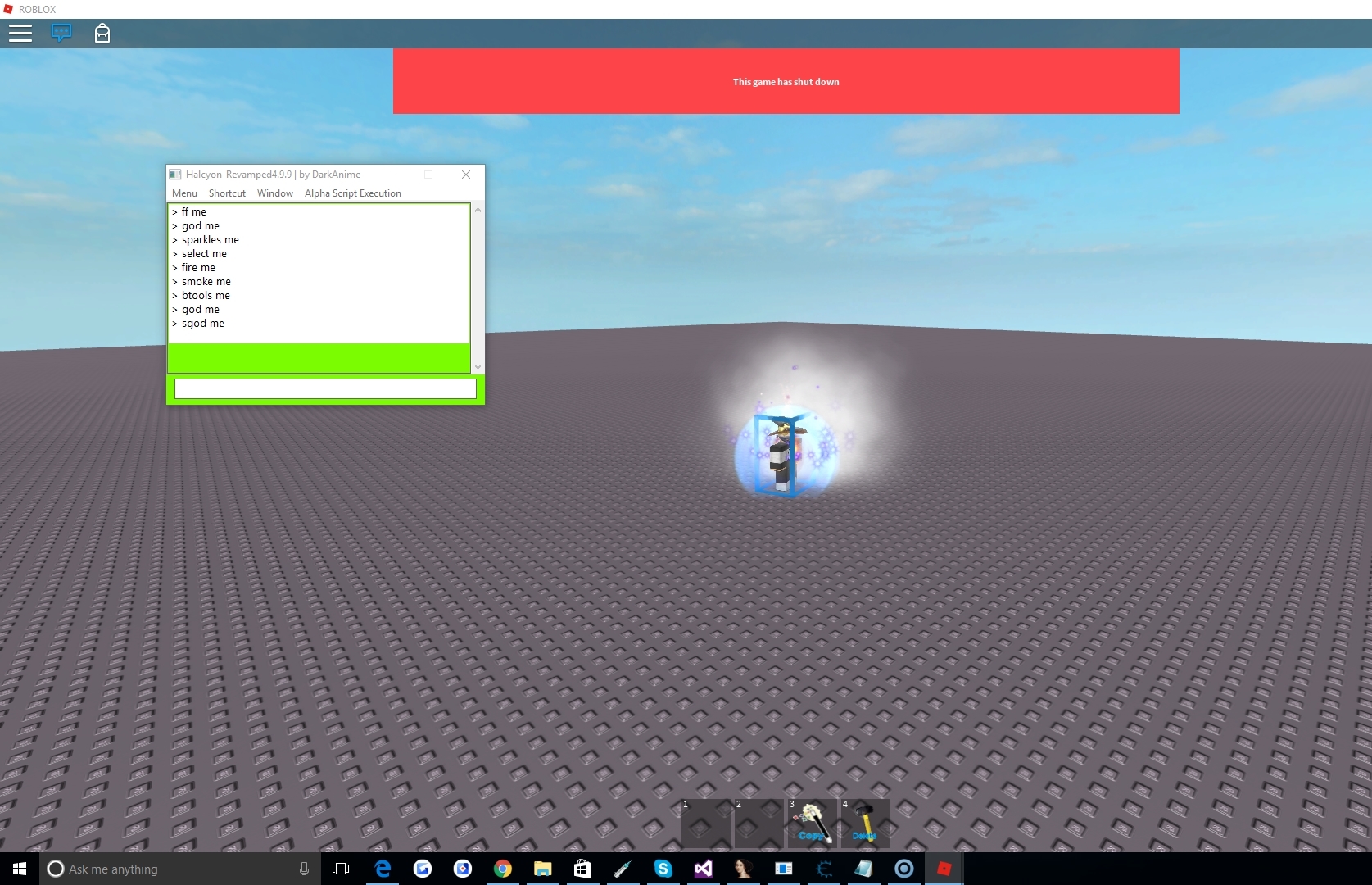 Release Exploit Screwroblox Halcyon V5 0 0 Current Released Version V4 9 9 - kick dew to spam roblox script