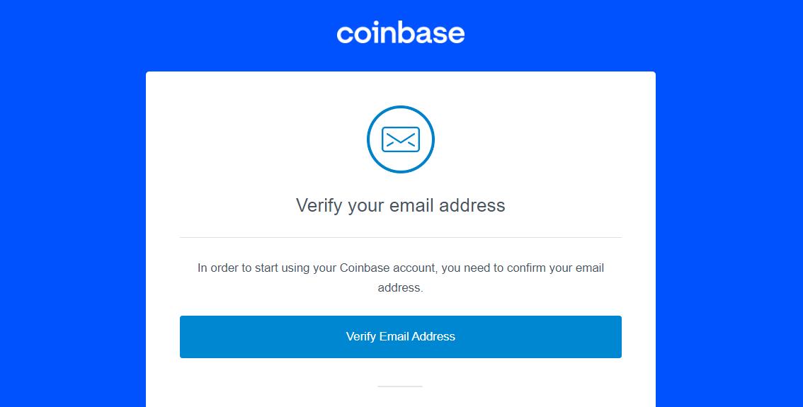 Coinbase verification