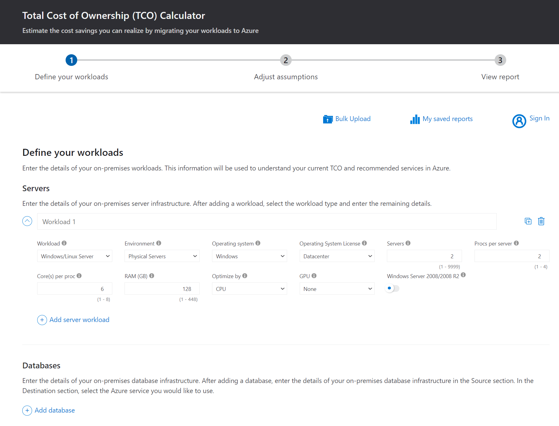 TCO Calculator