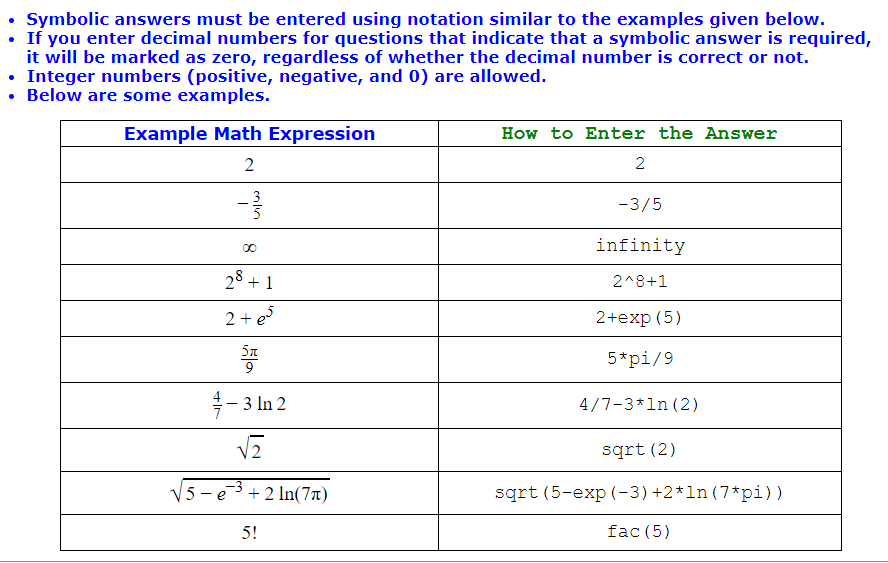 Solved The answer cannot be given in decimals, and must be | Chegg.com