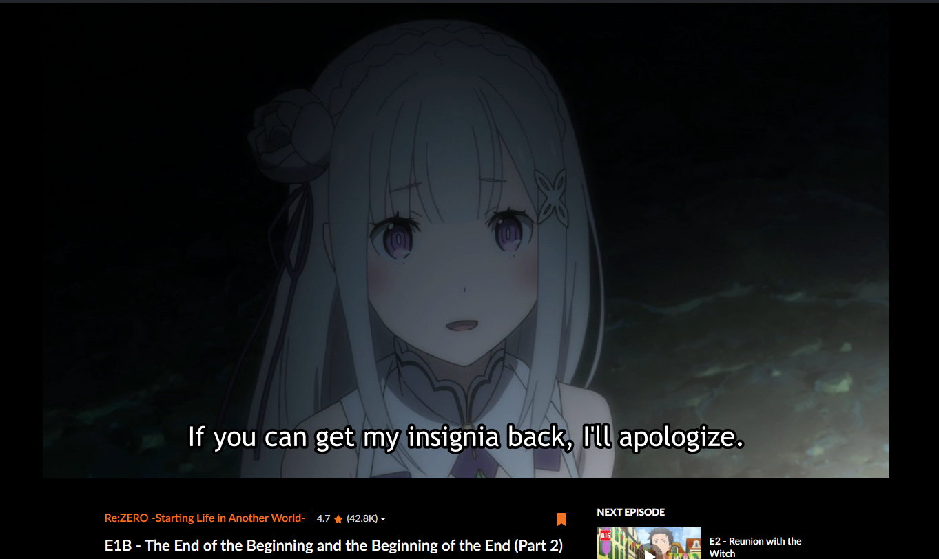 QUESTION ABOUT SEASON 1 EPISODE 7 DISCUSSION R RE ZERO visual data 4