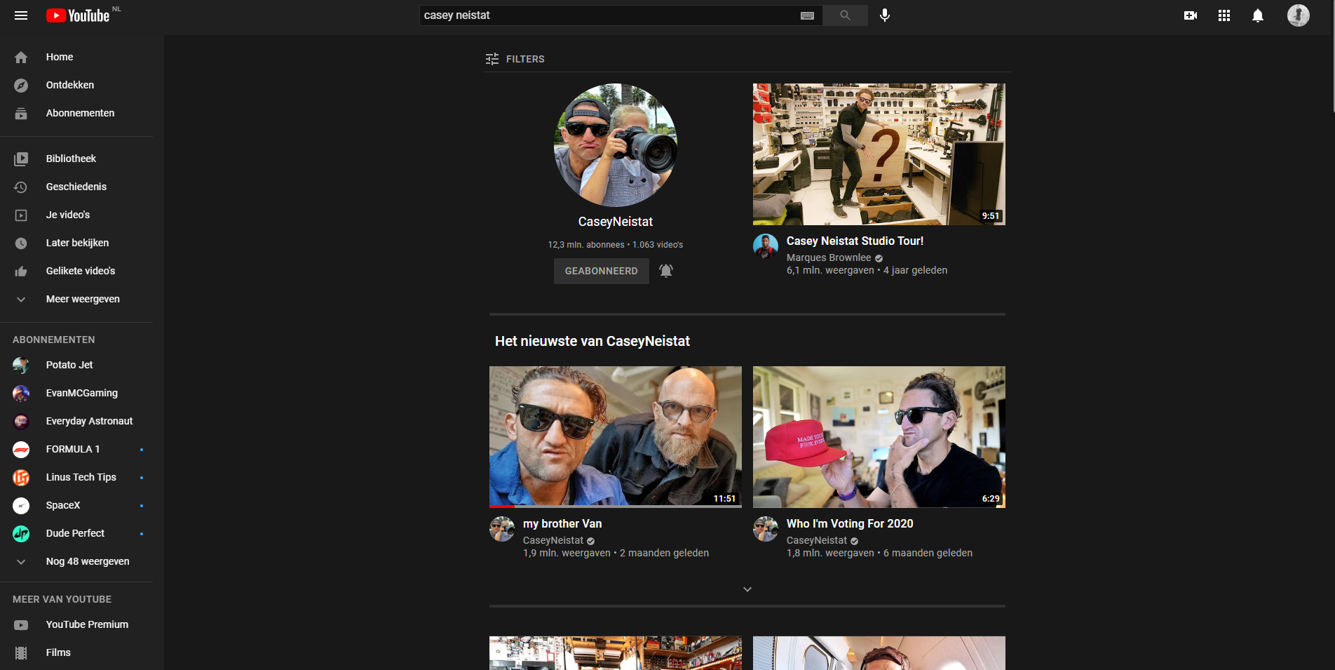 Why does my youtube search look so weird? : youtube