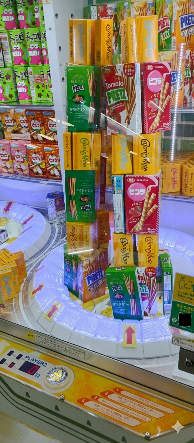 こういう感じにお菓子が積まれてるやつ