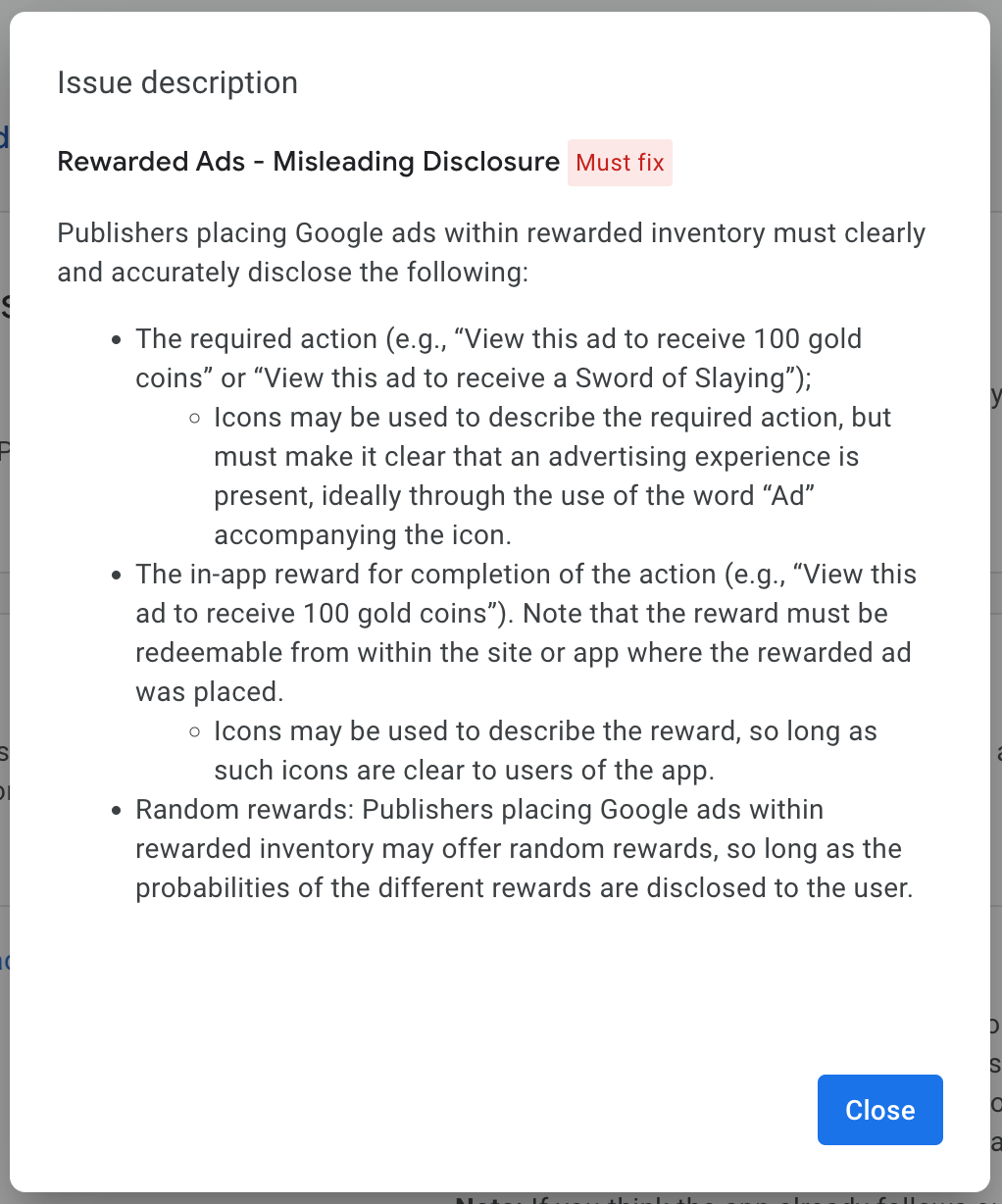 Google Play We found ads in your app - remove AdMob when not