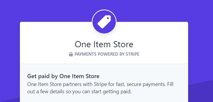 one item store payments