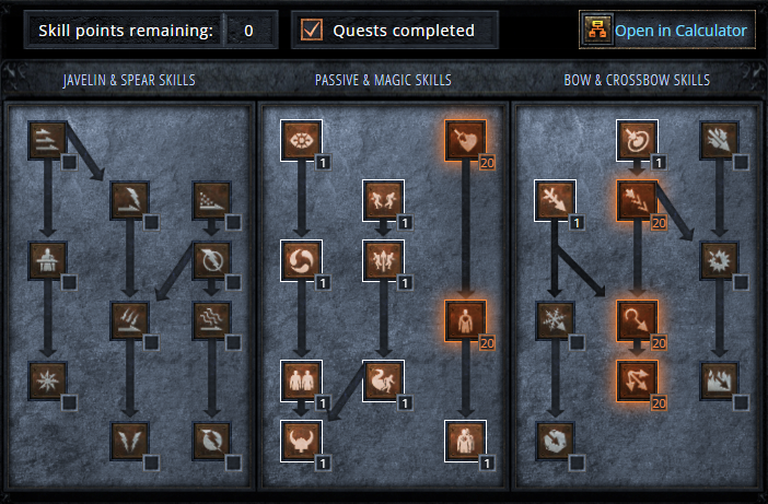 diablo 2 godly bowazon build