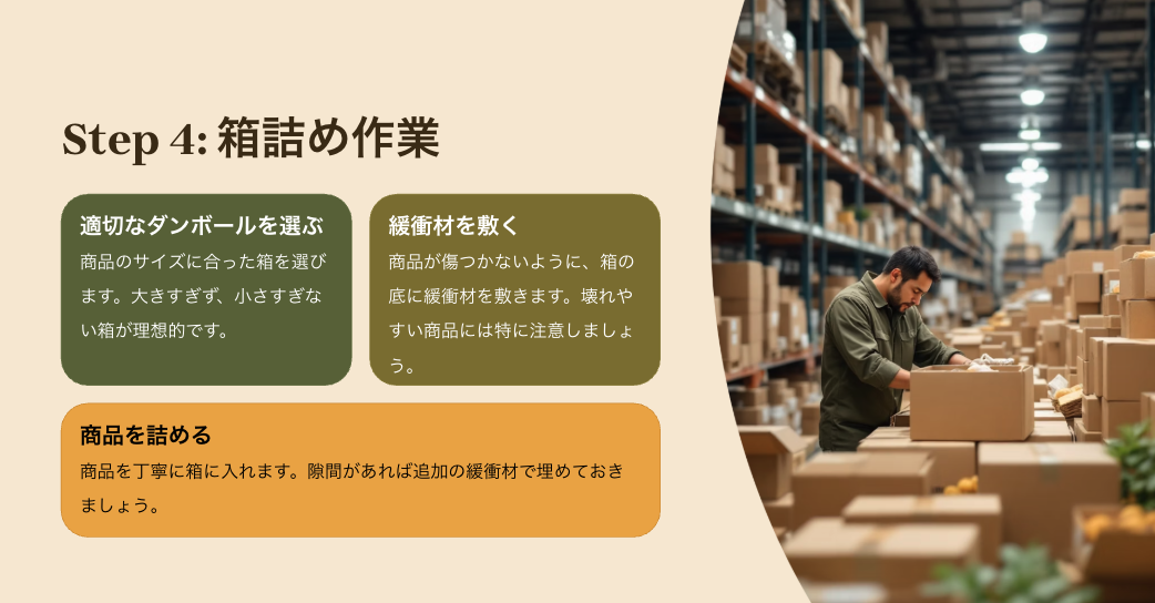 STEP4 配送準備