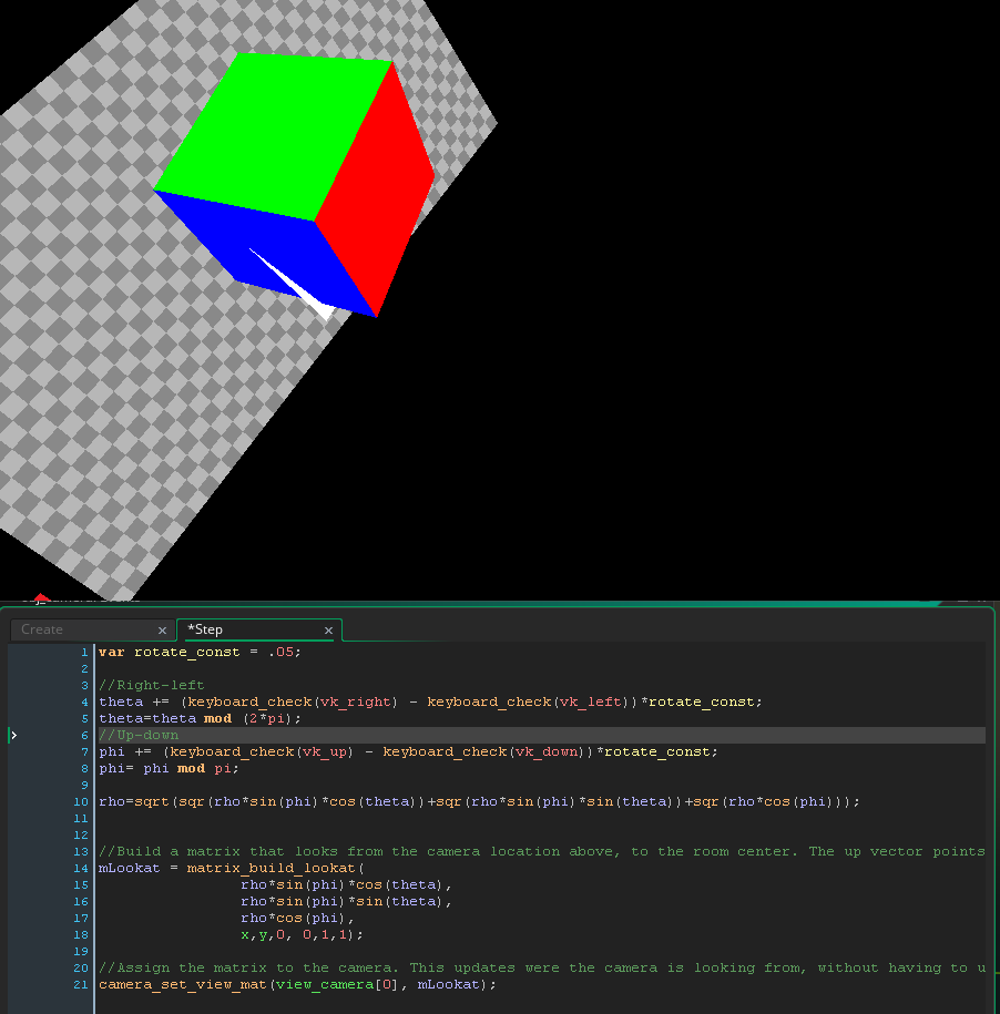 GameMaker: 3D Background & Surface Basics [003] 