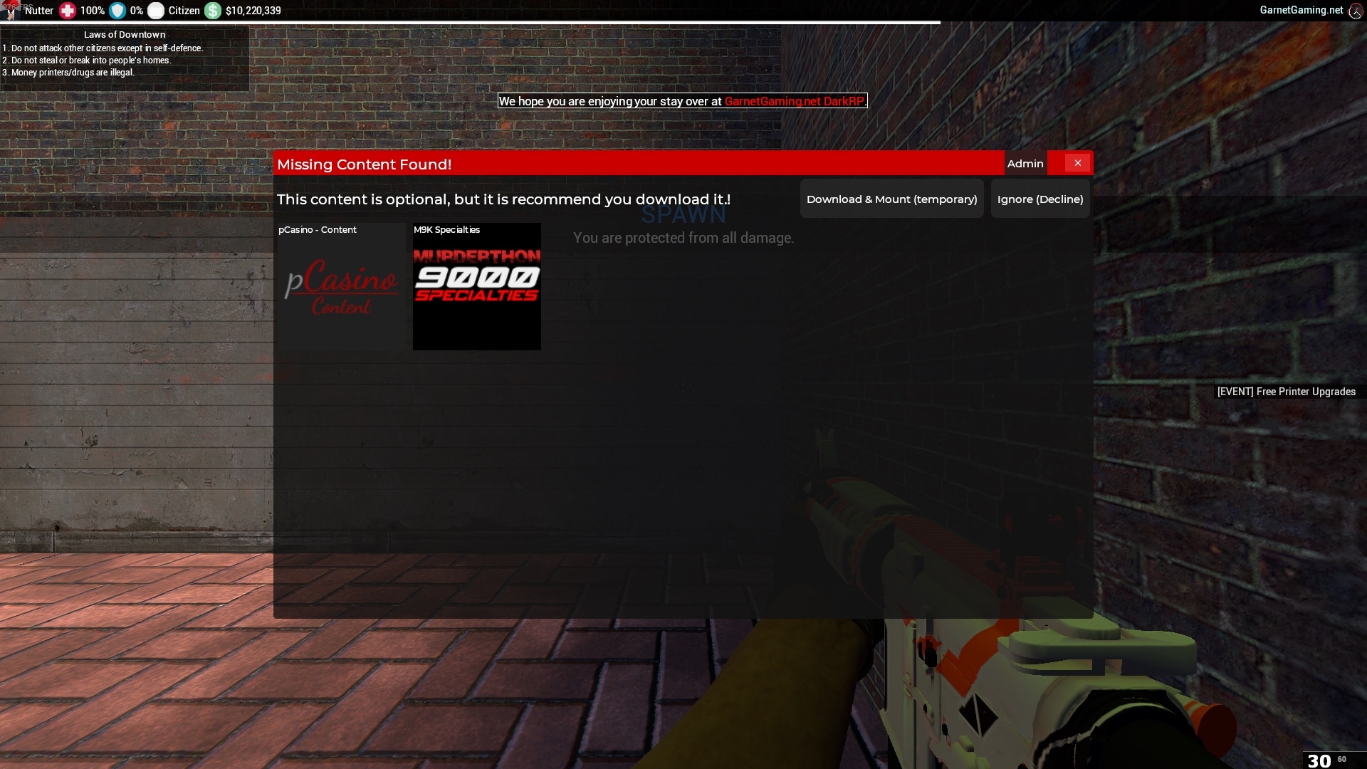 DarkRP Update [08/31/2023] Server Updates Gaming