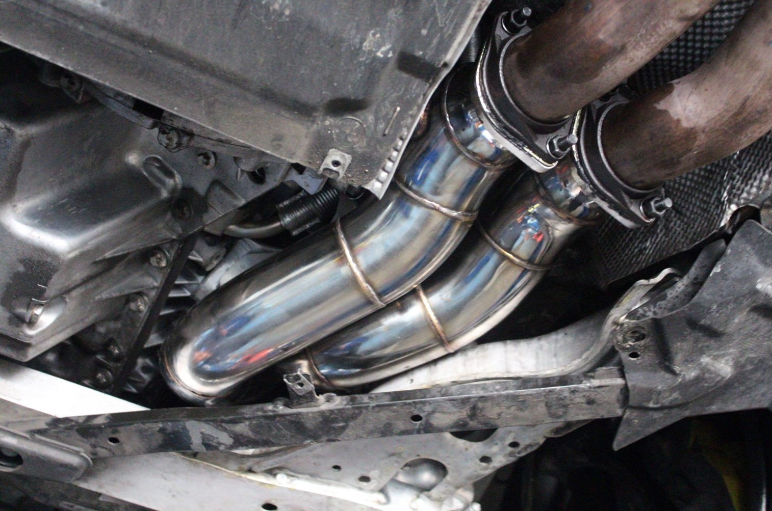 Just installed ARM  Motorsports  Downpipes  and Charge pipe 