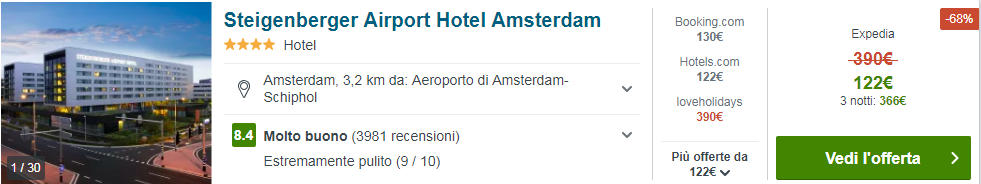 Offerta Trivago per Amsterdam